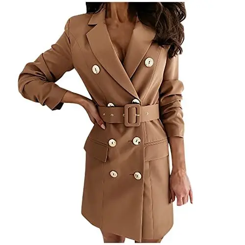 Produktbild: Day Prime 2024 Langer Warmer Wintermantel Damen Ledermantel Mit Fell Winterjacke Puffer Damen Outdoorjacke Damen Lang Winterjacken Damen Daunen Kurzjacke Damen Herbst Sale Angebote Bestellung