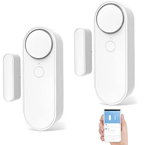Produktbild: DAYTEE WiFi Fensteralarm, Niedriger Energie Türfenstersensor, 0-110 dB Türalarm, Ohne Bohren Tür Alarmanlage, Kindersicherheits Fenster Türsensor, Smart Wohnung Alarmanlage