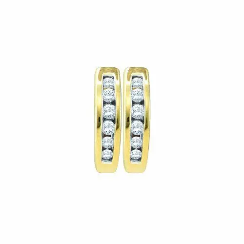 Produktbild: DazzlingRock Collection - 10 K Gelbgold Rundschliff I-J Weißer Diamant