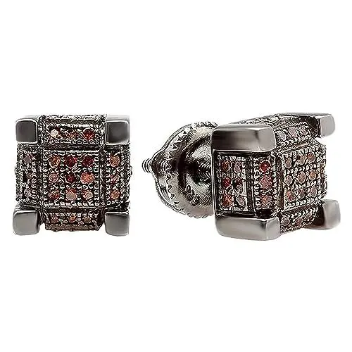 Produktbild: DazzlingRock Collection - Sterling-Silber 925 Sterling-Silber Rundschliff rot Diamant