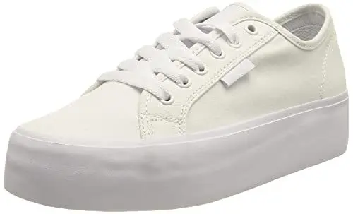 Produktbild: DC Shoes Damen Manual Platform Sneaker, White/White, 40.5 EU