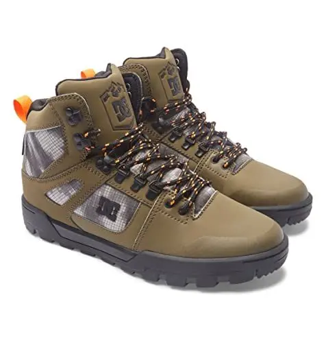 Produktbild: DC Shoes Pure Hi - Wasserabweisende Lederstiefel für Männer Grün
