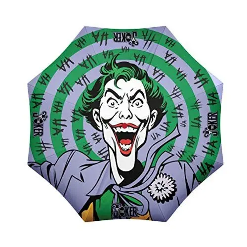 Produktbild: dc comics GP85381 Regenschirm (Le Joker) Erwachsene, Unisex, mehrfarbig, 25 x 6 cm