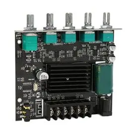 Produktbild: DC12 24V Digitale Leistungsverstärkerplatine, ZKMT21 BT High Sound Stereo Bluetooth-Verstärker ZK MT21 2.1 Verstärker DC1224V für 15100W 48Ω Lautsprecherplatine Tpa3116d2 Kanal