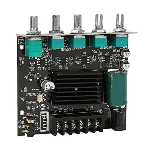 Produktbild: DC12 24V Digitale Leistungsverstärkerplatine, ZKMT21 BT High Sound Stereo Bluetooth-Verstärker ZK MT21 2.1 Verstärker DC1224V für 15100W 48Ω Lautsprecherplatine Tpa3116d2 Kanal