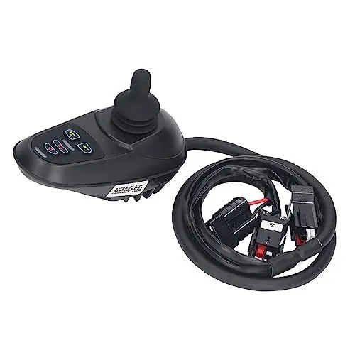 Produktbild: DC24V 50A Rollstuhl-Controller, Elektrischer Rollstuhl-Joystick-Controller mit Elektromagnetischem Bremsanschluss für Rollstühle, Intelligente Roboter