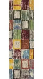 Produktbild: d-c-fix Möbel-Klebefolie Bahia Holz-Optik bunt 45 cm x 2 m - Möbelfolie selbstklebende Deko-Folie für Tisch Schrank Schrankfolie Holzfolie gelb grün rot Retro Vintage Shabby Chic Kinder-Zimmer