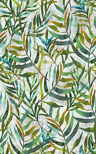 Produktbild: d-c-fix Möbel-Klebefolie Lorina Blätter Motiv 45 cm x 2 m - Möbelfolie selbstklebende Deko-Folie Schrank Küche Bad Dekorfolie wasserfest Dschungel Wald Muster modern
