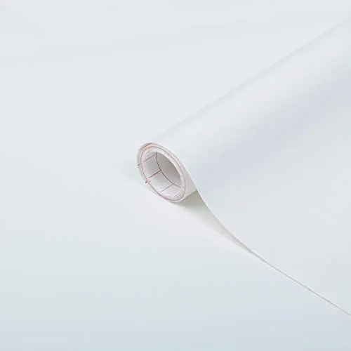 Produktbild: d-c-fix Möbel-Klebefolie Weiß matt 45 cm x 2 m - Möbelfolie selbstklebende Küchenfolie Folierung Küchen-Schrank Schrankfolie Deko-Folie Tisch Tischfolie Fensterbank Küchenfronten wasserfest