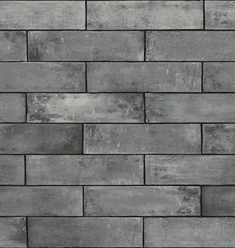 Produktbild: d-c-fix Wandbelag Ceramics - Wandtapete Fliesentapete Fliesenspiegel Tapete Design Renovierung Upcycling Wand Küche Bad Schlafzimmer Wohnzimmer Waschküche - Steinwand Asmant 67,5 cm x 4 m