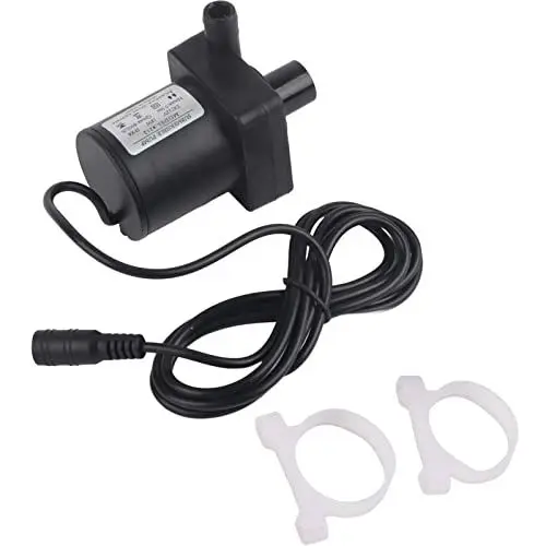 Produktbild: DC-Tauchpumpe Mini-ABS-Wasserpumpe Leiser Bürstenloser Motor 12 V 18 W 800 L/H Springbrunnenpumpe für Pools Teich