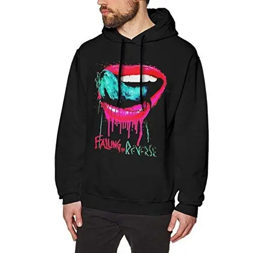 Produktbild: DDECD Herren Hoodie Kapuzenpullover Falling in Reverse Man's Hoodie Sweater Fashion Classic Long Sleeve Top Hoodies Hooded Sweatshirt