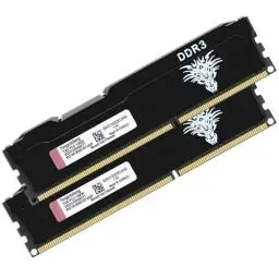 Produktbild: DDR3 16GB Kit (8GBx2) Desktop RAM 1333MHz PC3-10600 UDIMM Non-ECC Unbuffered 1.5V 2Rx8 Dual Rank 240 Pin CL9 PC Computer Memory Upgrade Module Arbeitsspeicher Kit (Schwarz)