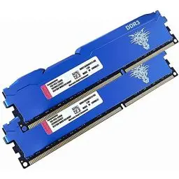 Produktbild: DDR3 16GB Kit (8GBx2) Desktop RAM 1600MHz PC3-12800 UDIMM Non-ECC Unbuffered 1.5V 2Rx8 Dual Rank 240 Pin CL11 PC Computer Memory Upgrade Module Arbeitsspeicher Kit (Blau)