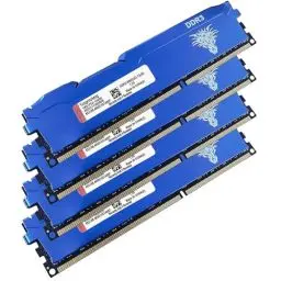 Produktbild: DDR3 32GB Kit (8GBx4) Desktop RAM 1866MHz PC3-14900 UDIMM Non-ECC Unbuffered 1.5V 2Rx8 Dual Rank 240 Pin CL13 PC Computer Memory Upgrade Module Arbeitsspeicher Kit (Blau)