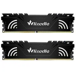 Produktbild: Wlizedle DDR4 3200MHz XMP 2.0 Desktop Memory RAM 16GB Kit (2x8GB) CL16 U-DIMM PC Computer Arbeitsspeicher PC4-25600 288-Pin 1.35V Non-ECC 1Rx8 Upgrade Desktop Speicher für Heimcomputer, Schwarz