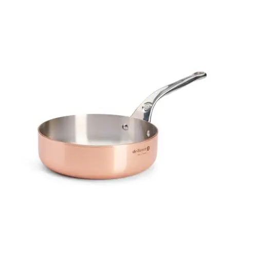 Produktbild: DE BUYER Sauteuse, Kupfer, Silber, 20 cm, 27.9 x 20.1 x 10.9 cm