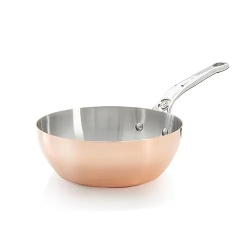 Produktbild: De Buyer Cuivre Garn INOX Konische Sauteuse, Kupfer, orange, 24 cm