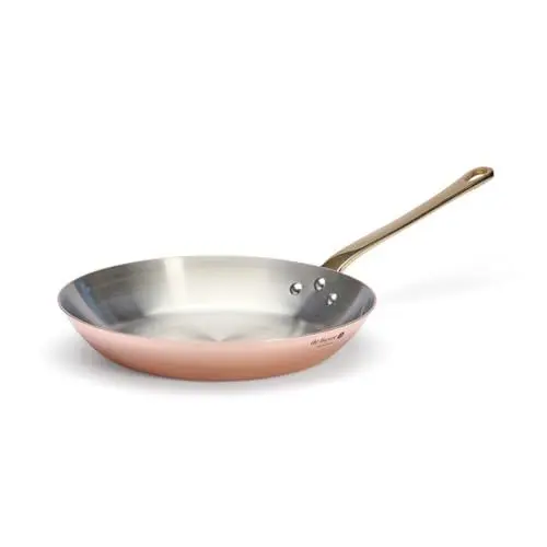 Produktbild: de Buyer - Bratpfanne aus Kupfer INOCUIVRE mit Messinggriff - 28 cm - 6450.28