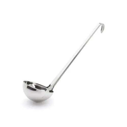 Produktbild: de Buyer - Fugenloser Schopflöffel aus Edelstahl - 12cm Durchmesser - 35 cm Grifflänge - 3021.12, Silber
