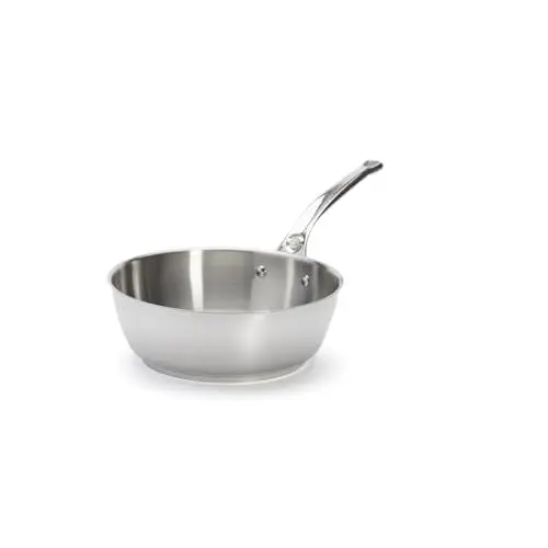 Produktbild: de Buyer - konische Sauteuse MILADY aus Edelstahl - 24 cm - 3411.24, Silber