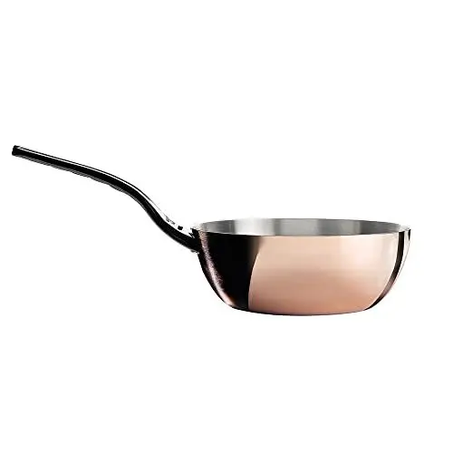 Produktbild: de Buyer - konische Sauteuse PRIMA MATERA aus 90% Kupfer und 10% Edelstahl - 24 cm - 6236.24, Kupferbraun