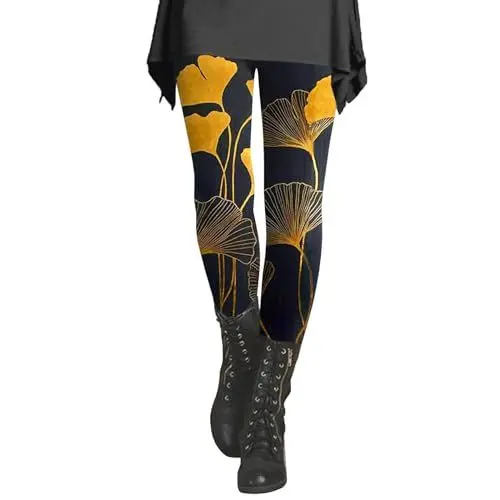 Produktbild: Deals Joggers Skinny Leggins Damen Baumwolle Soft Clouds Leggings Jersey Leggins Lang Mit Taschen Thermohosen Gef├╝ttert High Waist Fitness Leggings
