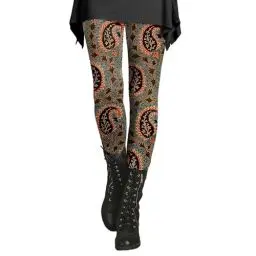 Produktbild: Deals Falke Leggings Hose Damen High Waist Hose Schwarz Damen Elegance Leggings Damen Figurformend Leggin Leopardenmuster Leggins Metallic Silber Damen Deals Leggings Black