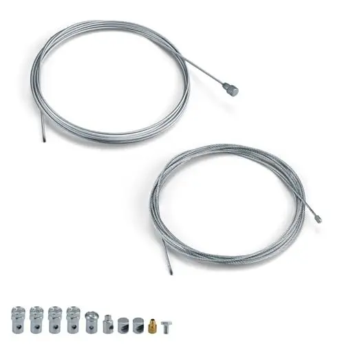 Produktbild: DEANKEJI 2 Stück Bremszug Fahrrad, Fahrrad Bremszug Durchmesser 1,1 mm und Durchmesser 1,5 mm, Fahrrad Bremszuge Set für Mountainbike, Rennrad