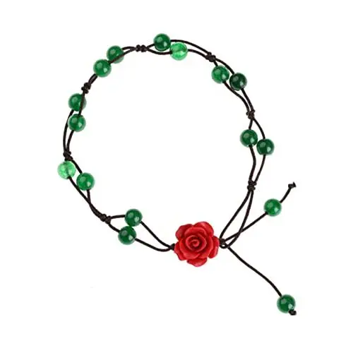 Produktbild: DEARMAMY Einzigartige Fußkette mit Blumendesign für Damen Fußkettchen Schmuck Fußdekoration Leicht Zu Tragen Verstellbar