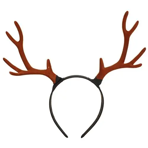 Produktbild: DEARMAMY 1Stk großes Geweih-Stirnband Weihnachtshaarreifen Geweih Stirnband für Erwachsene Kleidung für Männer für kleine Weihnachtsfeier Haarband Geweih Haarschmuck Ohr