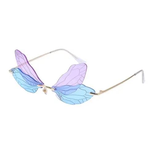 Produktbild: DEARMAMY Polarisierte Sonnenbrille Für Damen Und Herren Libellenflügel-sonnenbrille Unisex Stilvoll Und Modisch