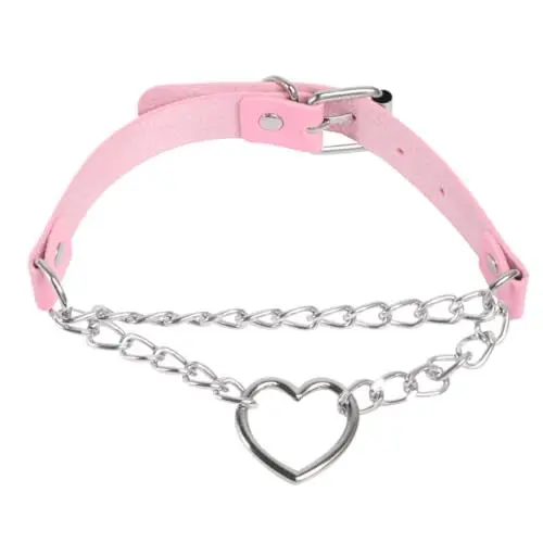 Produktbild: DEARMAMY 1pc Herzkette Modetrend Liebeshalsband (pink)