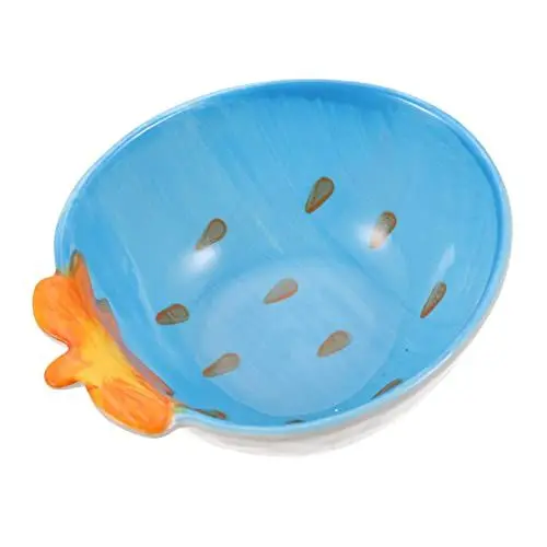Produktbild: DEARMAMY 1stk Obstschale Aus Keramik Fressnapf Aus Keramik Geschirr Servieren Reisschüssel Backschüssel Wasabi-gericht Kawaii- Ringhalter Für Schmuck Handvase Schminktisch Gurken Kind