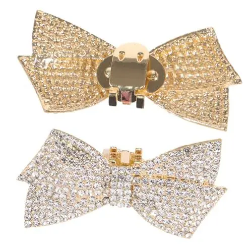 Produktbild: DEARMAMY 2St High-Heels-Schuhzubehör High Heels hochzeitsschmuck abendgarderobe absatzschuhe Brautschuhe Strassapplikation Schuhclips für Damen Schuhclips für die Hochzeit Strasssteine