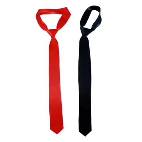 Produktbild: DEARMAMY Schwarze Krawatte Für Herren – Krawatten Für Herren – Alltags-krawatten-accessoire – Bequemes Nylongarn – Party-krawatte Für Herren