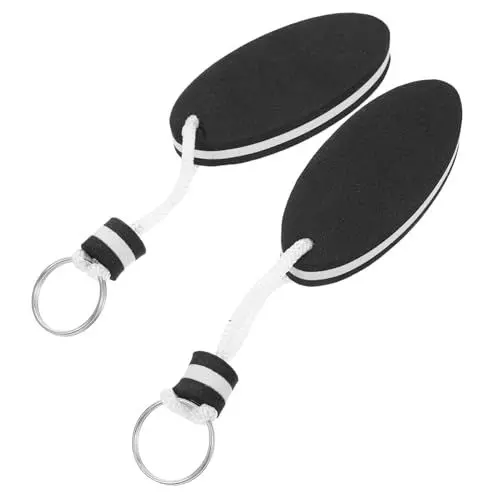 Produktbild: DEARMAMY 2pcs Eva Schwimm Schlüsselring Für Kajak Kanu Bootfahren Schwimm Schlüssel Kette Für Boot Schlüssel