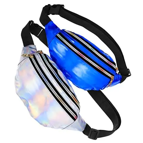 Produktbild: DEARMAMY Verstellbarer Gürtel Damen-Bauchtasche Vintage Holografische Umhängetasche Für Gürteltaschen
