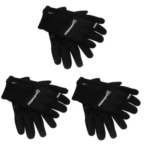 Produktbild: DEARMAMY 3 Paar Ausreithandschuhe Fahrrad Fahrradhandschuhe Winterhandschuhe Für Outdoor Sportarten Warme Fahrradhandschuhe Für Den Winter Outdoor Sporthandschuhe Für Den Winter Radfahren