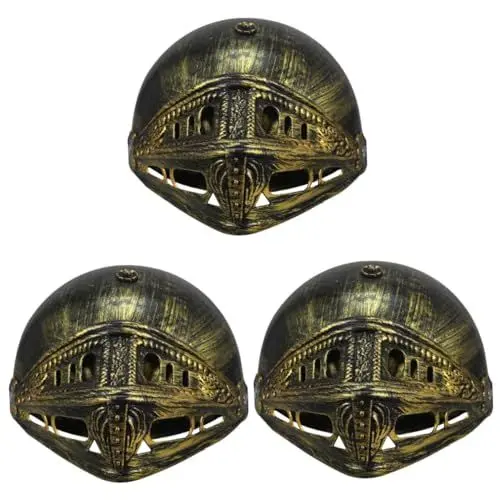 Produktbild: DEARMAMY 3-teiliger Vintage-helm Für Römische Soldaten Herren-cosplay-zubehör Für Halloween Karneval Römisches Kostüm