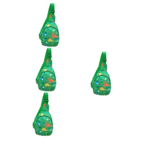 Produktbild: DEARMAMY 4 Stück Kindertaschen Rucksäcke Für Jungen Kleine Umhängetaschen Kleine Geldbörse Umhängetasche Für Jungen Handtasche, Umhängetasche Umhängetaschen Für Damen Sling-rucksack Nylon