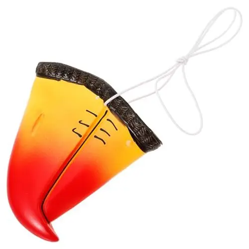 Produktbild: DEARMAMY 5 Stück Tier Vogel Schnabel Gefälschte Papagei Schnabel Nase Neuheit Papagei Maske Simulation Tier Nase Requisiten Halloween Cosplay Vogel Maske