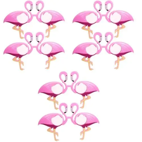Produktbild: DEARMAMY 3er-set Hawaii-tropen-flamingo-requisiten Party-brillen Für Erwachsene Jungen Und Mädchen Foto-requisiten-set 2 Paar X 3