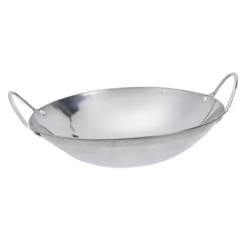 Produktbild: DEARMAMY Bratpfanne aus Edelstahl Suppentopf Topf mit Instant-Nudeln hotpot Chaffing Dishes wok Küchentopf aus Metall kleine Kochtöpfe Haushalt heißer Topf Alkohol Topf Kochtopf Individuell