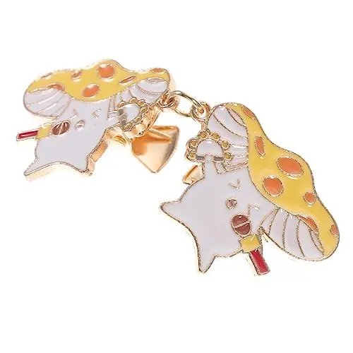 Produktbild: DEARMAMY Elegante Tarot-pilz-brosche Damen-kleidungs-accessoire Clip Für Formelle Anlässe Freizeit