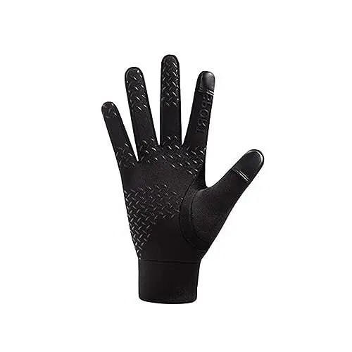 Produktbild: DEARMAMY Reflektierende Fahrradhandschuhe Warme Und Dicke Anti Wind Handschuhe Mit Touchscreen Funktion rutschfest Für Outdoor Aktivitäten Wie Radfahren Wandern Und Camping Größe M
