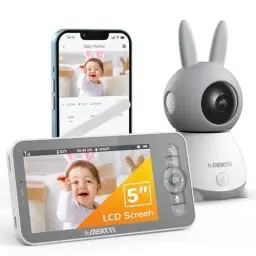 Produktbild: DEATTI Babyphone mit Kamera, WLAN Babyfon Video 2K/3MP, 5