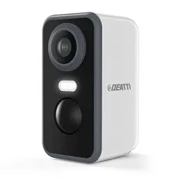 Produktbild: DEATTI Überwachungskamera Aussen Akku, 2K Kamera Überwachung Kabellos WLAN Außen/Innen, IP Kamera Outdoor mit PIR Bewegungsmelder, 2-Wege-Audio, Farbnachtsicht, IP66 Wasserdicht, Cloud/SD Storage