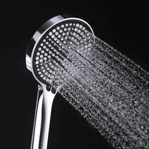 Produktbild: Decaura Handbrause mit 3 Strahlarten Massage/Regen/Mix Handbrausekopf Duschkopf mit 150cm Brauseschlauch