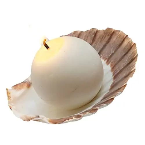Produktbild: DECHOUS 2er-Pack Kerzenhalter in Muschelform für Die Hochzeitsdekoration Elegantes und Romantisches Kerzenständer-Set